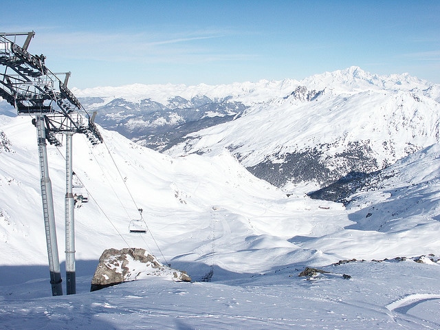 Skier à Courchevel en Savoie