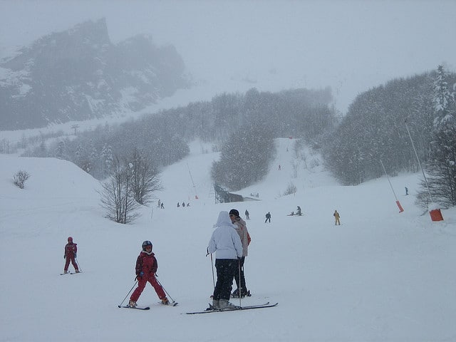 Ski à la Gourette dans les Pyrénées