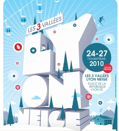 Ski en plein Lyon : Lyon Neige édition 2010 par les 3 Vallées