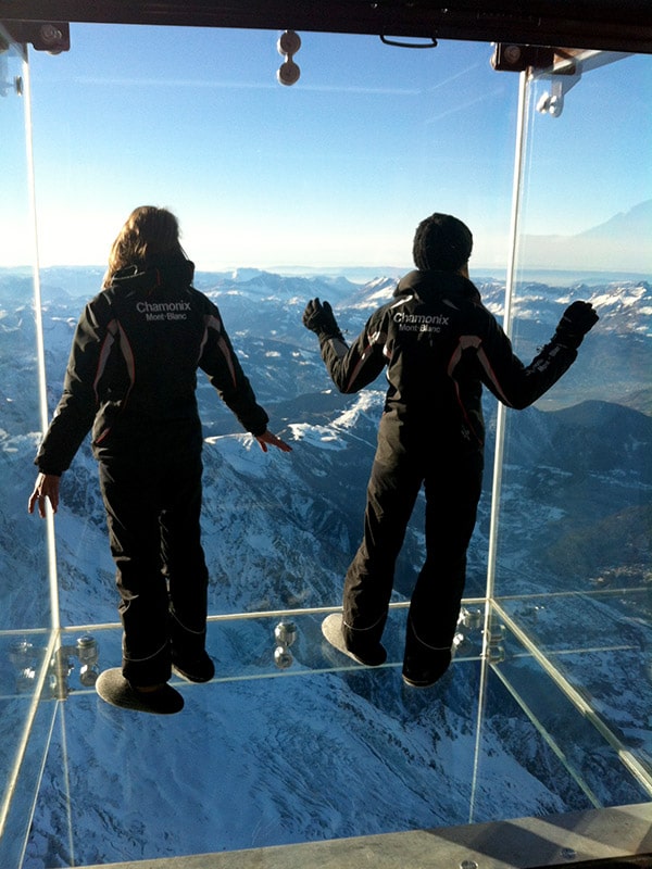 Pas dans le vide à l&rsquo;aiguille du midi